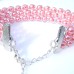 Pretty Pink Pearlescent Beads Bracelet
