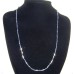 Silver and Black Necklace