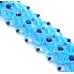 Blue Helix Bead Bracelet