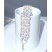 Wide Pretty Pearl Beaded Bracelet