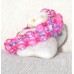 Pink Oval Bead Bracelet