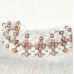 Pretty Brown and White Pearl Beaded Bracelet