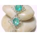 Blue Swarovski Crystal Curly Bracelet