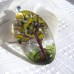 Fused Glass Handmade Dichroic Pendant - Spring Tree of Life
