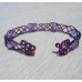 Celtic Style Jewelry with Purple Wire Bracelet
