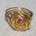 Gold Rose Swirl Ring