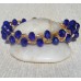 Sapphire Blue and Gold Bracelet
