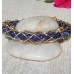 Sapphire Gold Coiled Bracelet