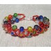 Multi Colour Beads and Red Seed Beads